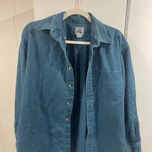 Classic Blue Cambridge Button-Up Shirt – Timeless Style, Perfect Fit